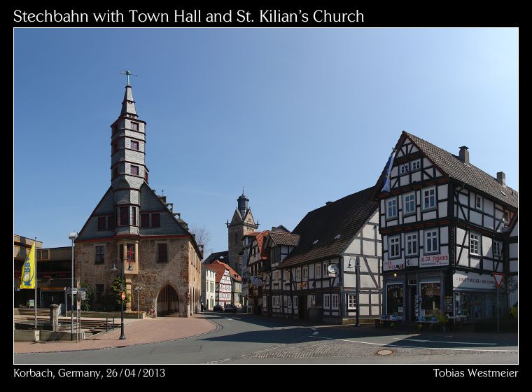 Stechbahn with Town Hall and St. Kilian’s Church