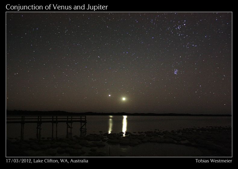 Conjunction of Venus and Jupiter