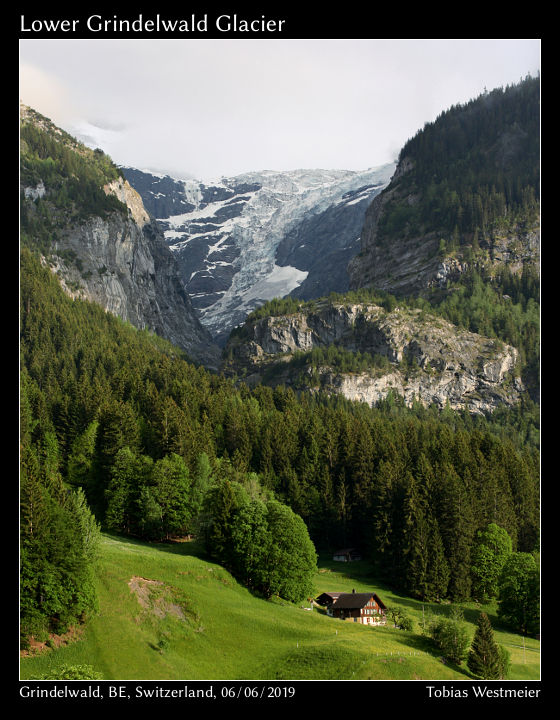 Lower Grindelwald Glacier, Grindelwald, BE, Switzerland