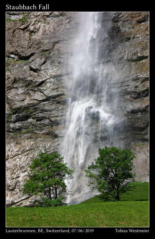Staubbach Fall, Lauterbrunnen, BE, Switzerland