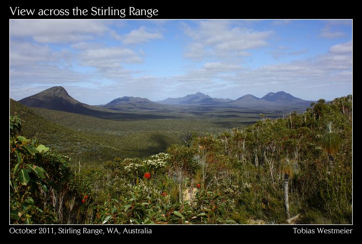 View across the Stirling Range