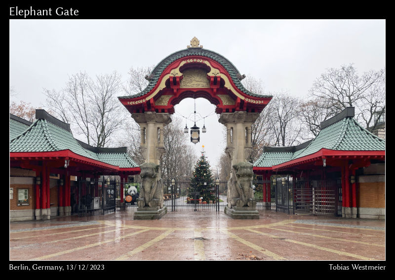 Elephant Gate, Berlin Zoo