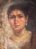 Mummy portrait of a woman named Aline
