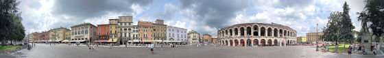 Piazza Brà, Verona, Italy