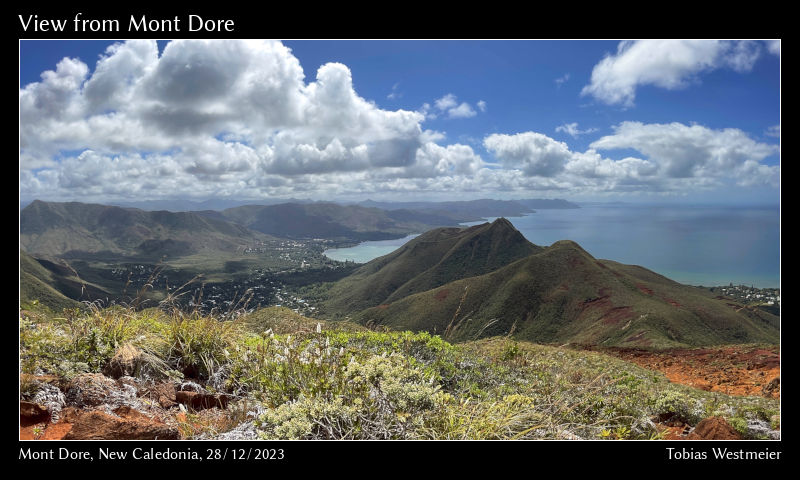 View from Mont Dore, New Caledonia